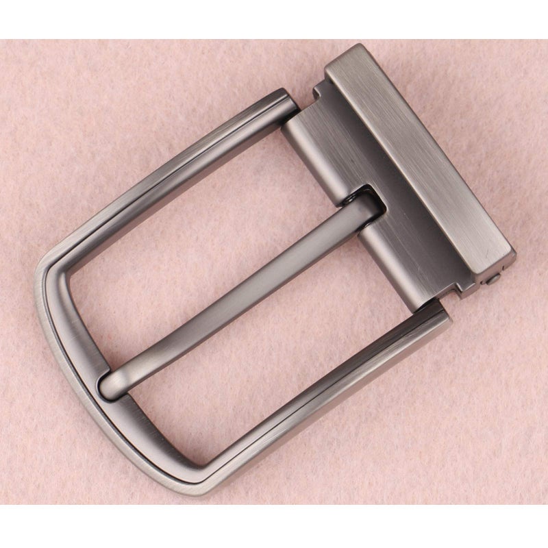McFanBe 1.5 Inches (38-40 mm) Belt Buckle Single Prong Square Replacement Buckle for Men Women Belt (Grey19) - Image 5